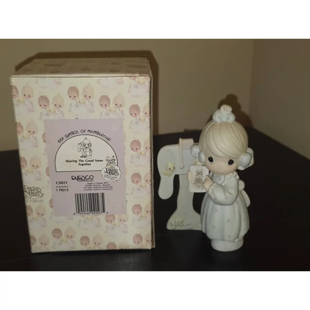 Precious‎ Moments Sharing The Good News Together Figurine C0011 1991 Boxed